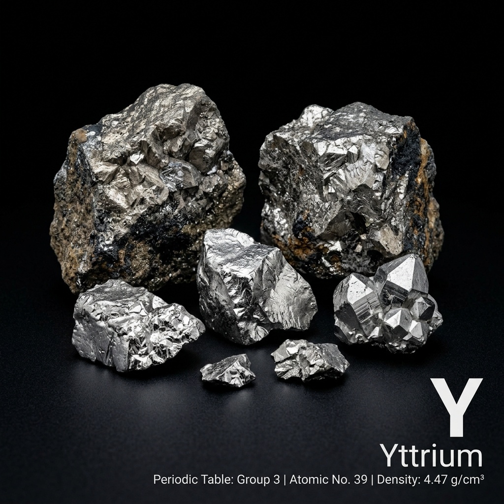 Yttrium mineral specimen